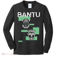 Bantu Mask funny African American Kids Long Sleeve Shirt thumb 0