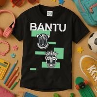 Bantu Mask funny African American Kids T-Shirt thumb 3