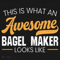 Bagel Maker Foodie Bread Bakery Food Jewish Sesame Sead Gift Ornament thumb 1