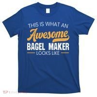 Bagel Maker Foodie Bread Bakery Food Jewish Sesame Sead Gift T-Shirt thumb 0