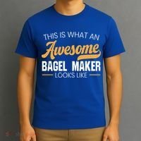 Bagel Maker Foodie Bread Bakery Food Jewish Sesame Sead Gift T-Shirt thumb 3