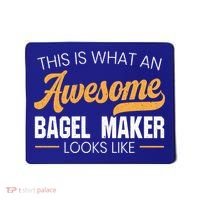 Bagel Maker Foodie Bread Bakery Food Jewish Sesame Sead Gift Mousepad thumb 0