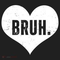 Bruh Meme Funny Valentine Women's Sweatshirt thumb 2