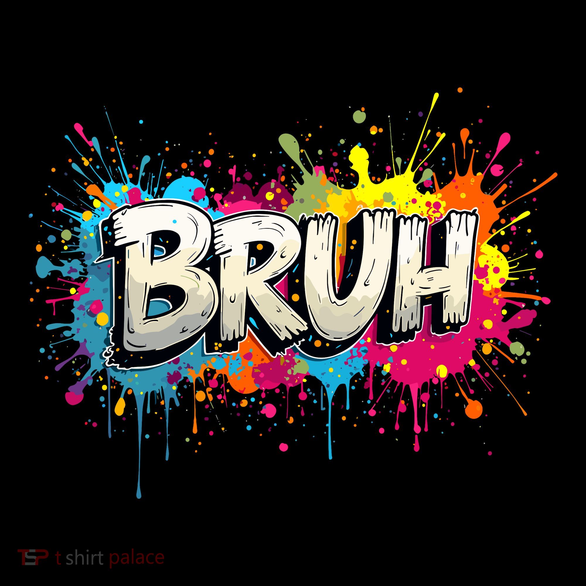 Bruh Meme Funny Saying Teens Graffiti Aesthetic Sweatshirt