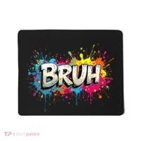 Bruh Meme Funny Saying Teens Graffiti Aesthetic Mousepad thumb 0