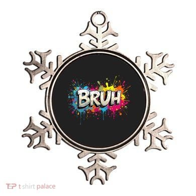 Bruh Meme Funny Saying Teens Graffiti Aesthetic Ornament