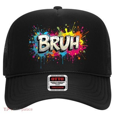 Bruh Meme Funny Saying Teens Graffiti Aesthetic Hat
