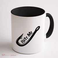 Bite Me Fish Hook Coffee Mug thumb 1