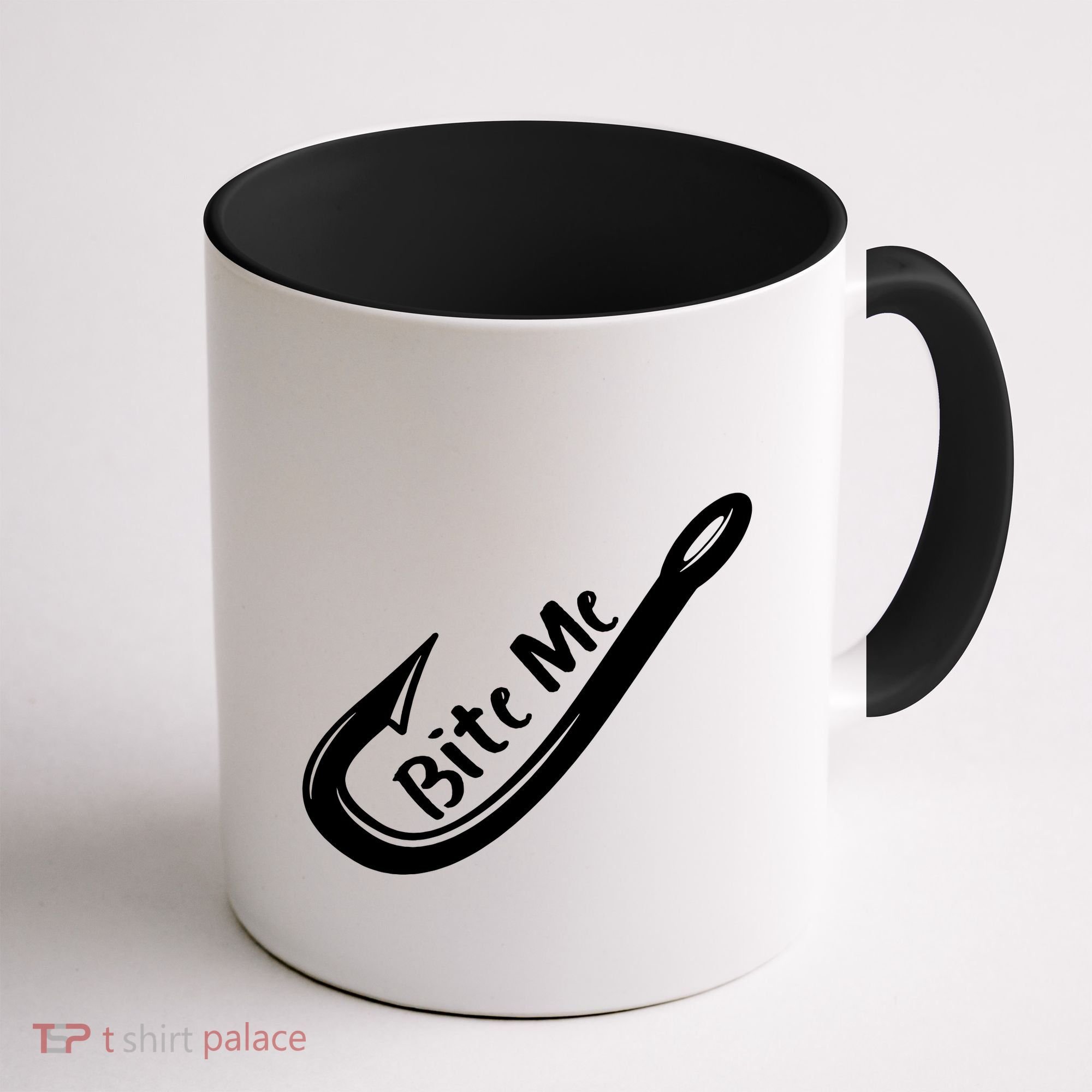 Bite Me Fish Hook Coffee Mug