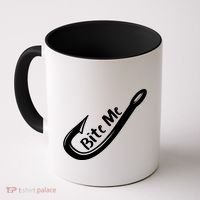 Bite Me Fish Hook Coffee Mug thumb 0
