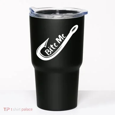 Bite Me Fish Hook Tumbler