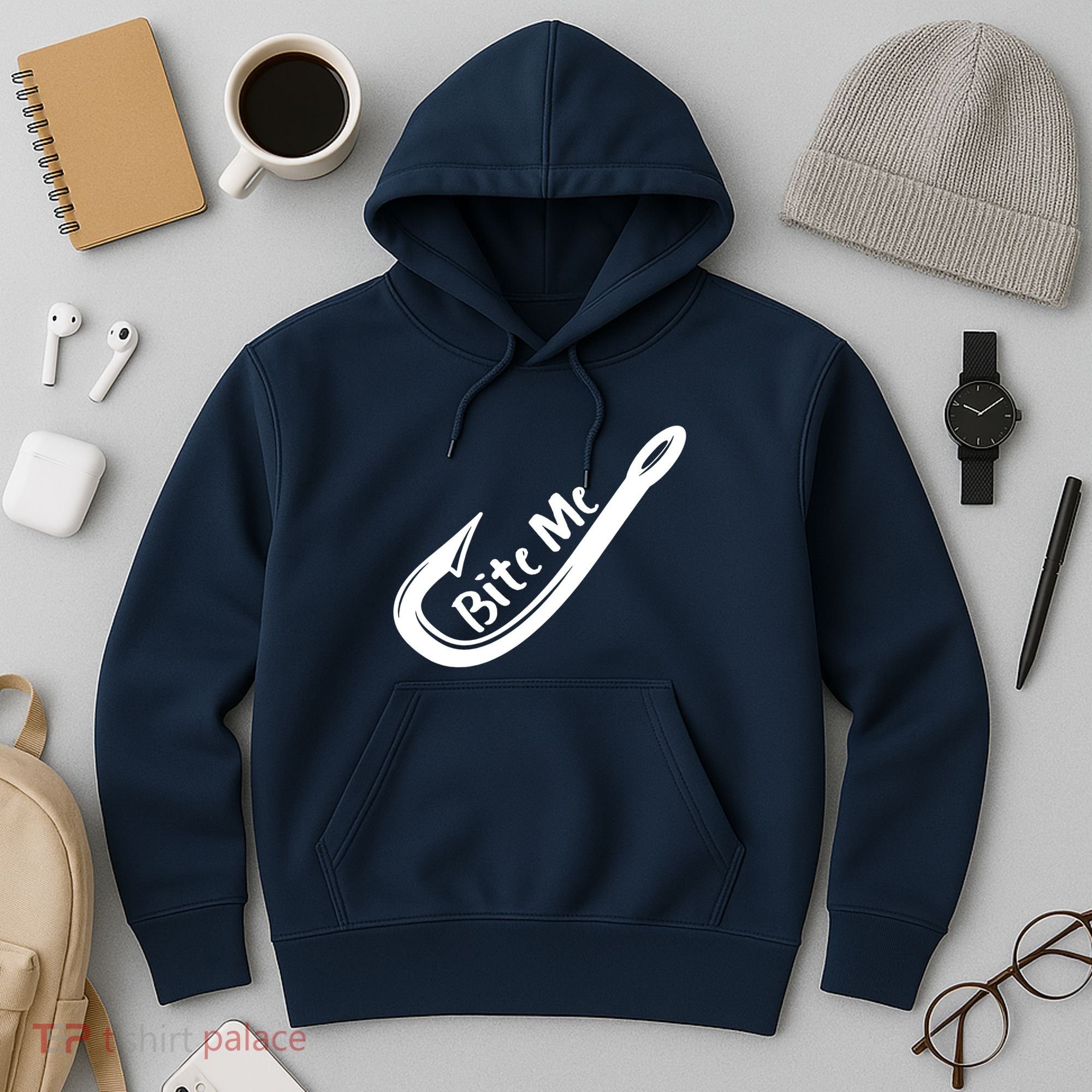 Bite Me Fish Hook Hoodie