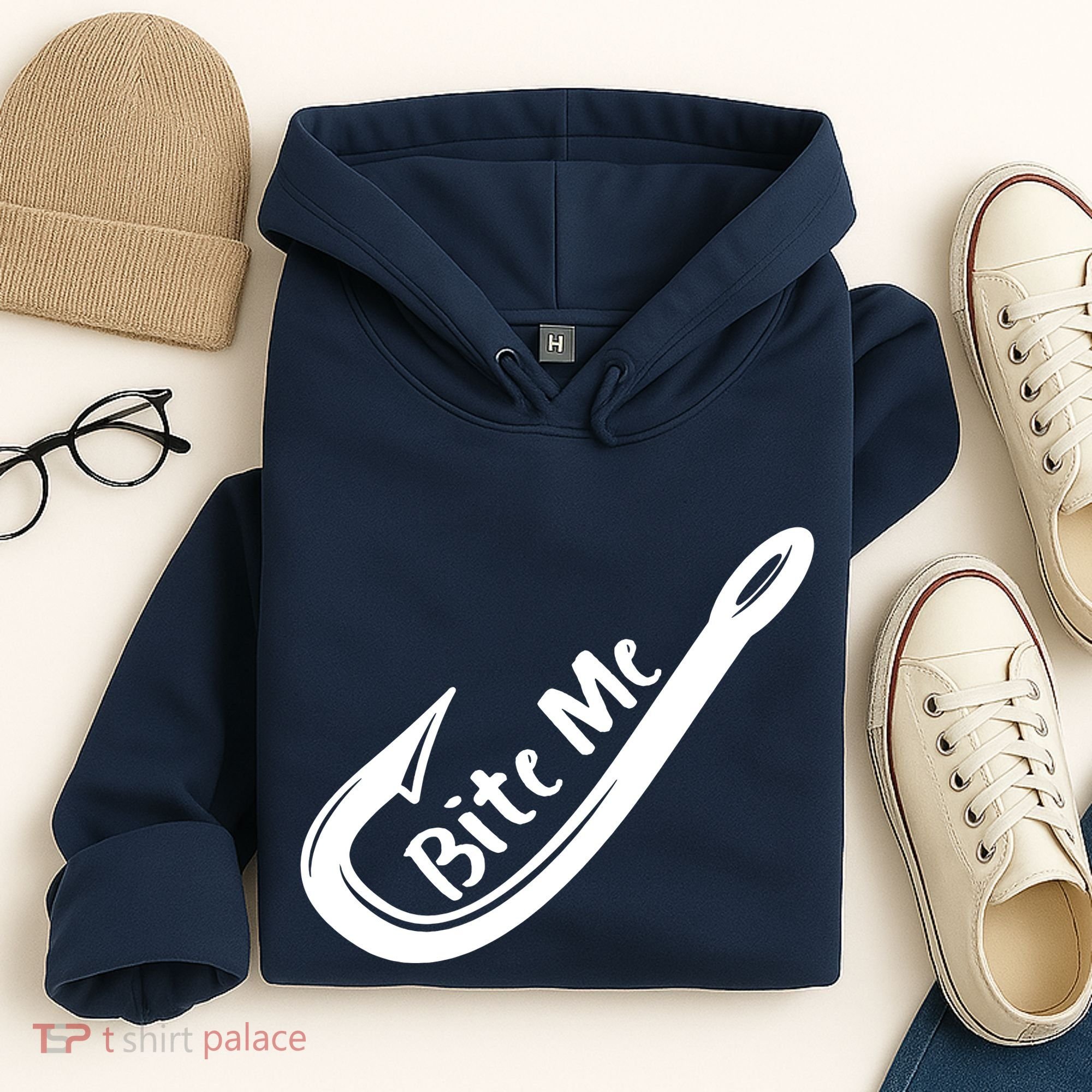 Bite Me Fish Hook Hoodie