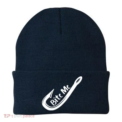 Bite Me Fish Hook Beanie