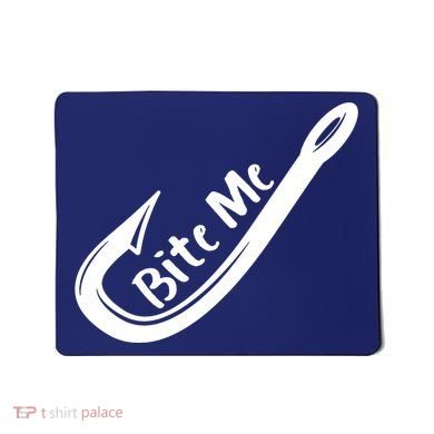 Bite Me Fish Hook Mousepad