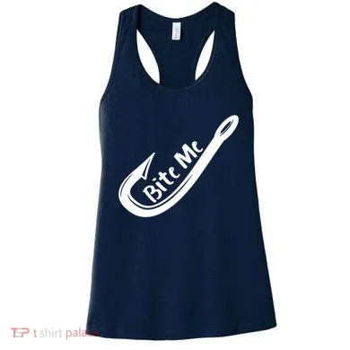 Bite Me Fish Hook Women's Tank Top
