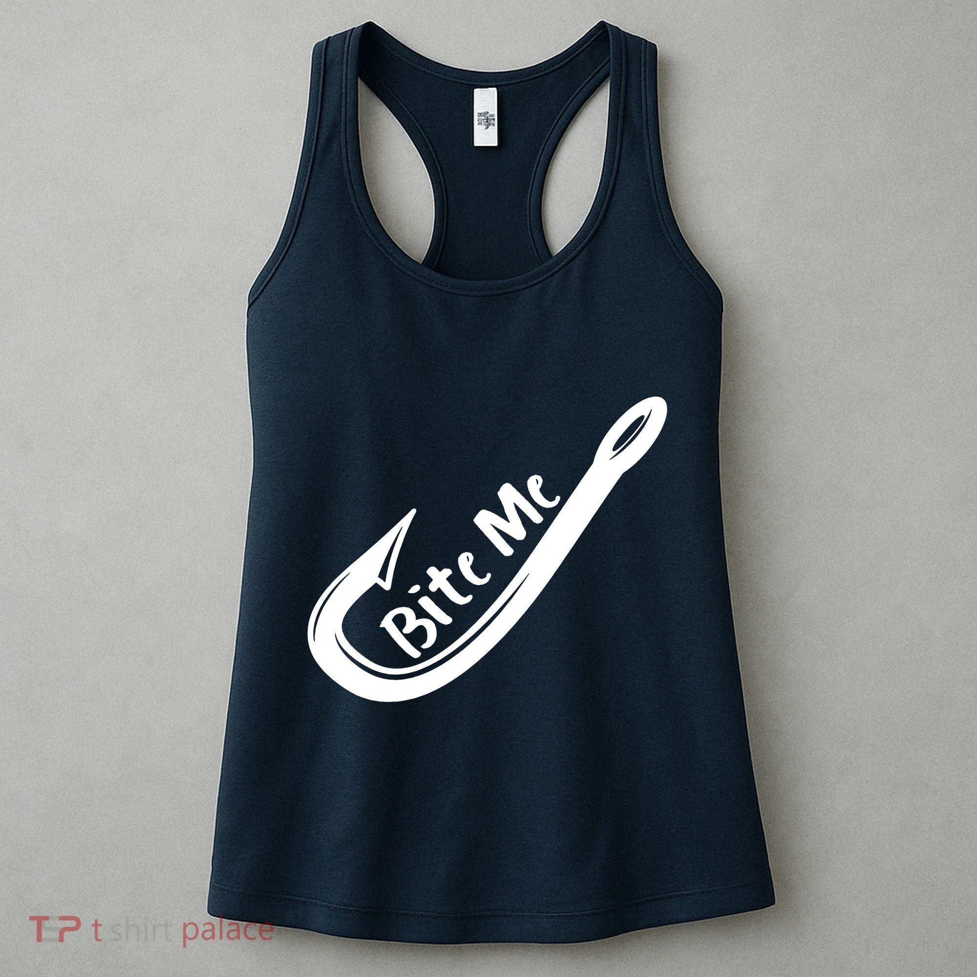 Bite Me Fish Hook Women's Tank Top