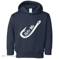 Bite Me Fish Hook Toddler Hoodie thumb 0