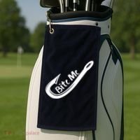Bite Me Fish Hook Golf Towel thumb 2