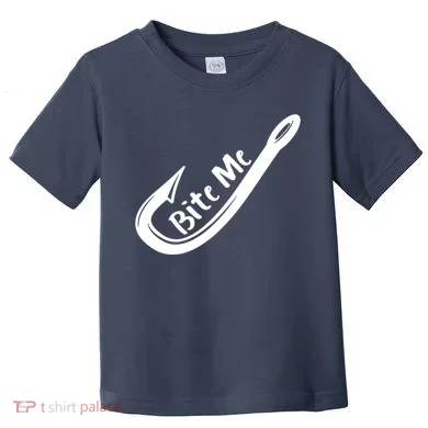 Bite Me Fish Hook Toddler T-Shirt