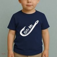 Bite Me Fish Hook Toddler T-Shirt thumb 2