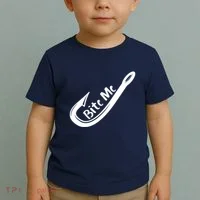 Bite Me Fish Hook Toddler T-Shirt thumb 2