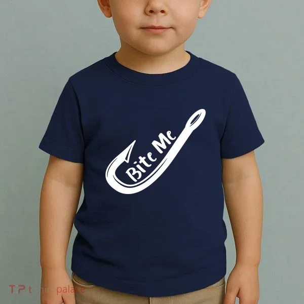 Bite Me Fish Hook Toddler T-Shirt