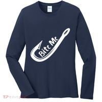 Bite Me Fish Hook Women's Long Sleeve Shirt thumb 0