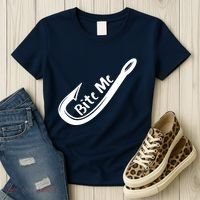 Bite Me Fish Hook Women's T-Shirt thumb 3