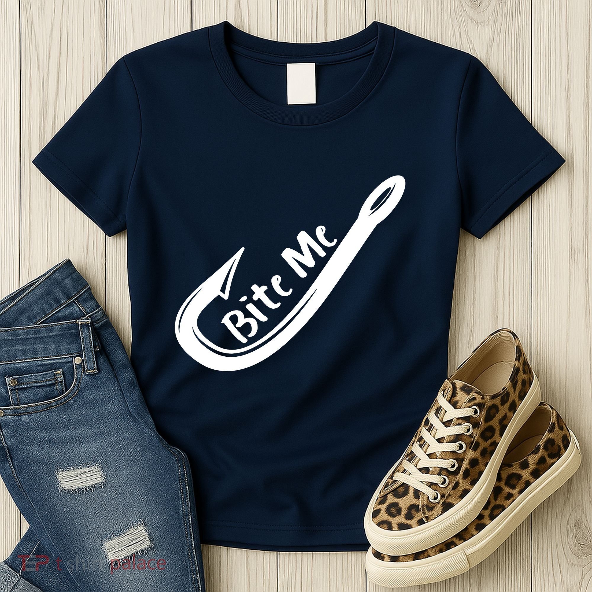 Bite Me Fish Hook Women's T-Shirt