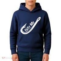 Bite Me Fish Hook Kids Hoodie thumb 4