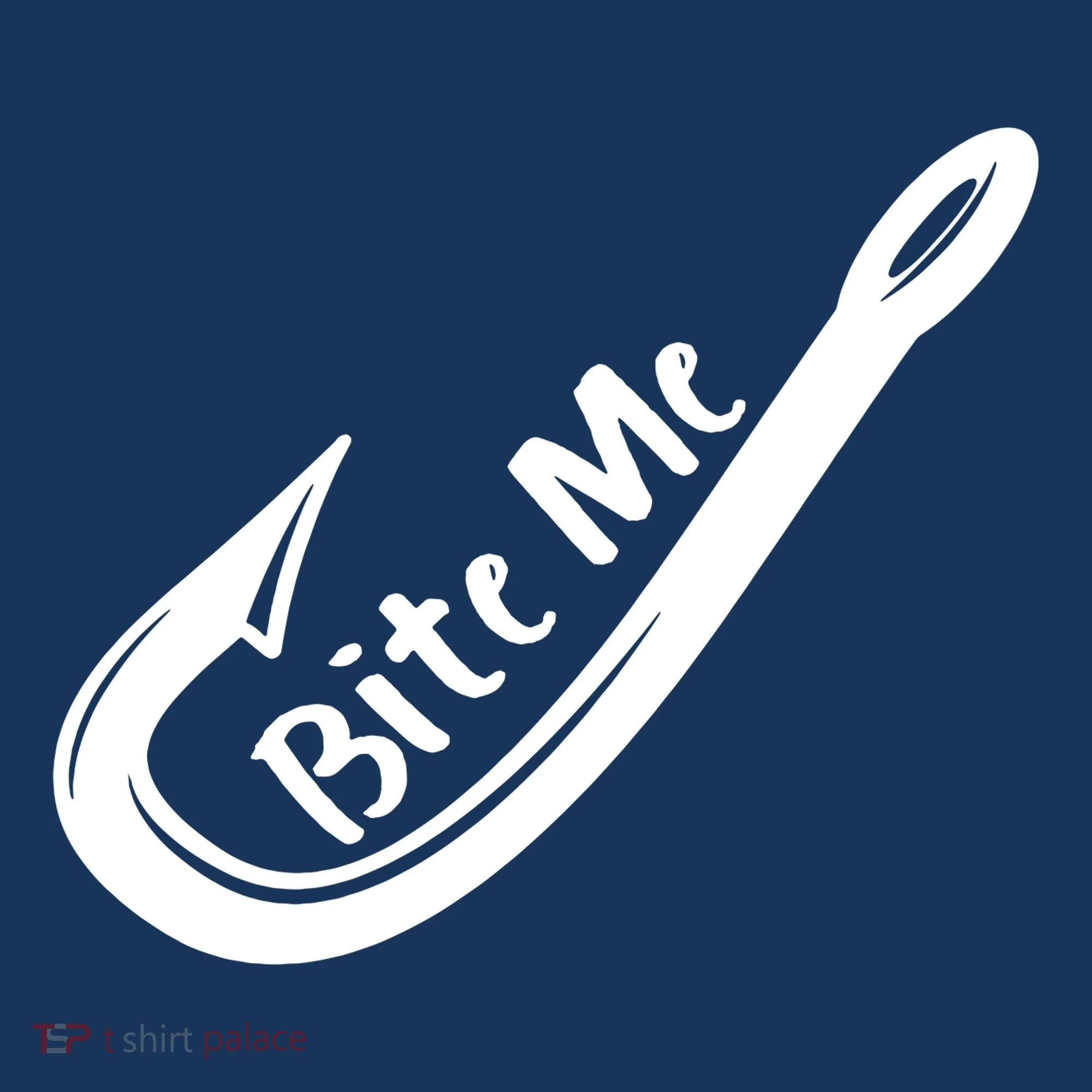 Bite Me Fish Hook Tote Bag