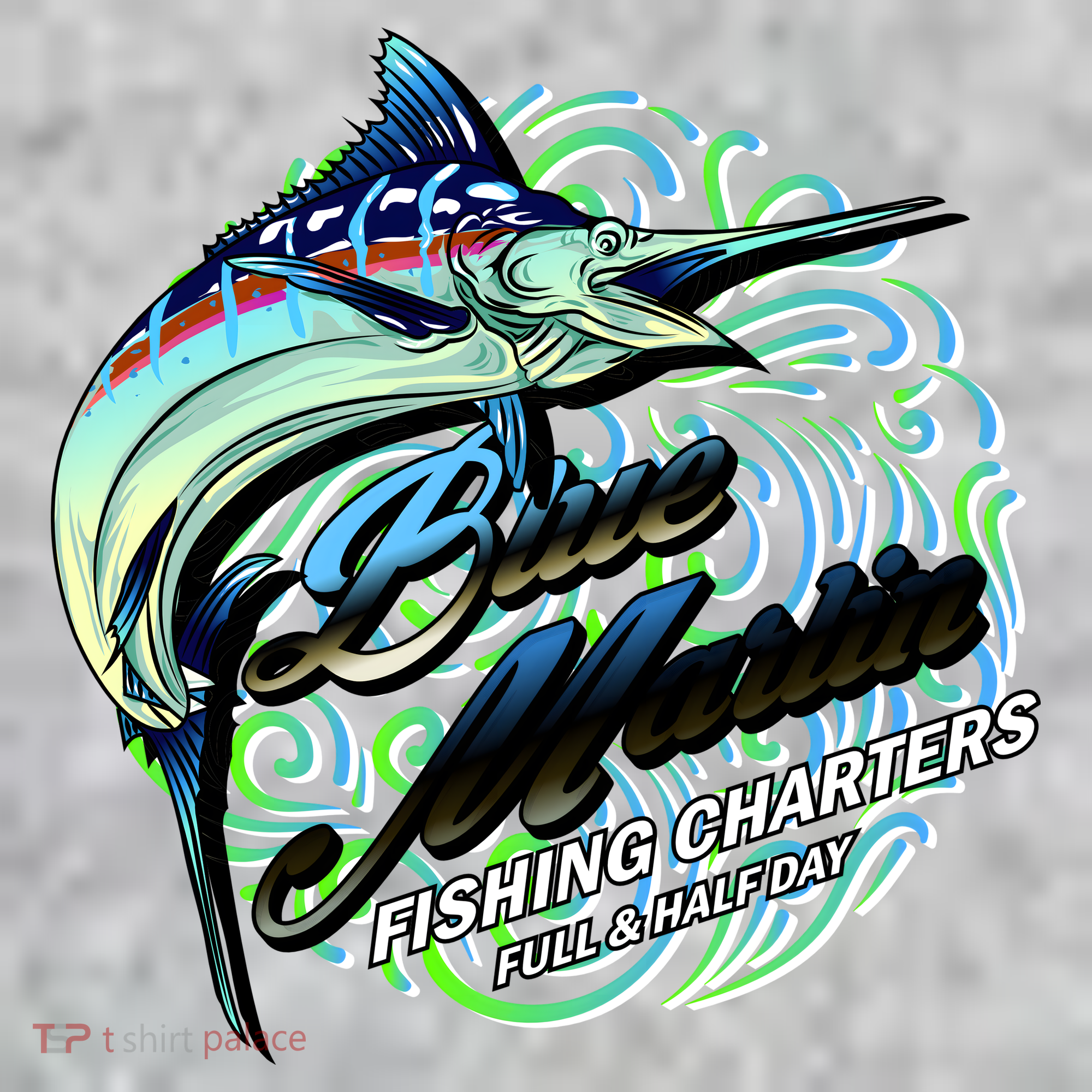 Blue Marlin Fishing Charters The Baniff Cuffed Pom Beanie