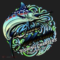 Blue Marlin Fishing Charters Women's Sweatshirt thumb 2
