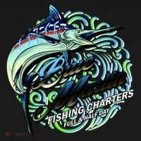 Blue Marlin Fishing Charters Toddler Hoodie thumb 2