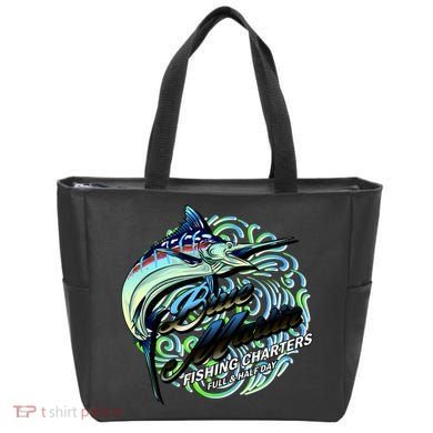 Blue Marlin Fishing Charters Tote Bag