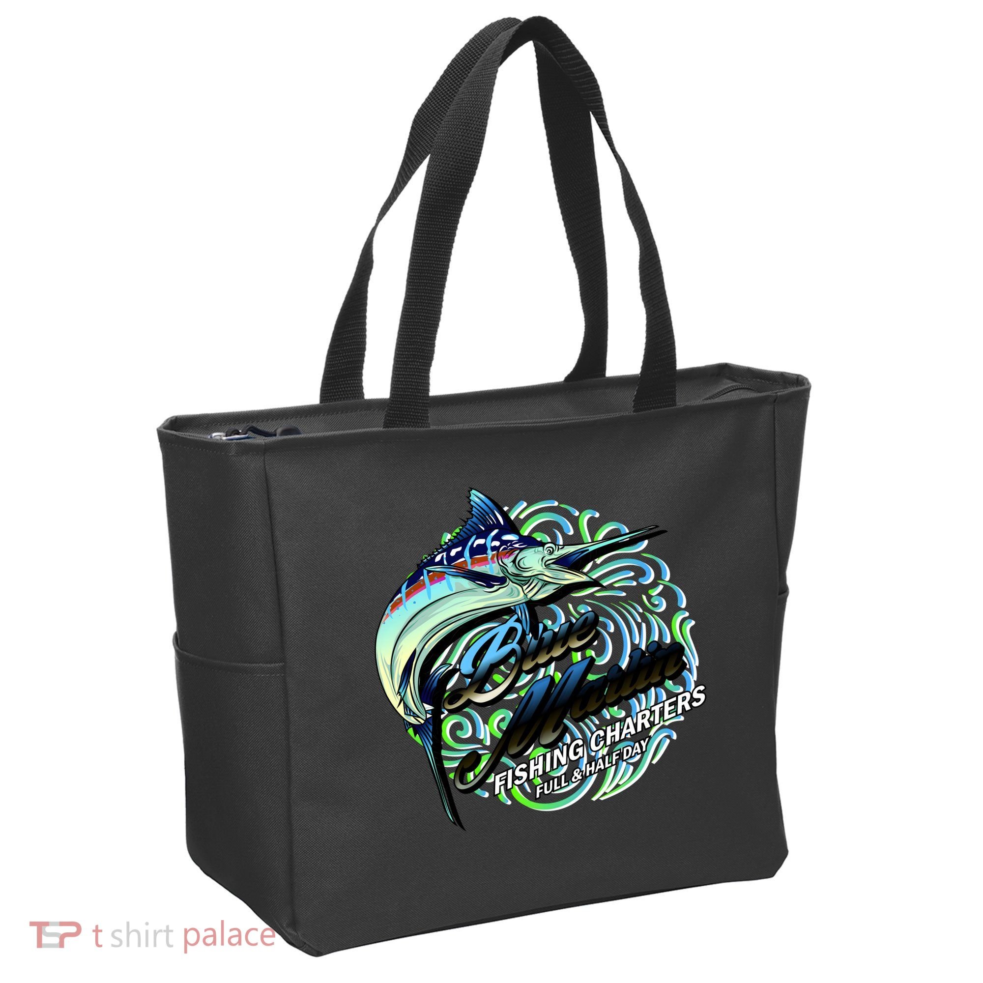 Blue Marlin Fishing Charters Tote Bag