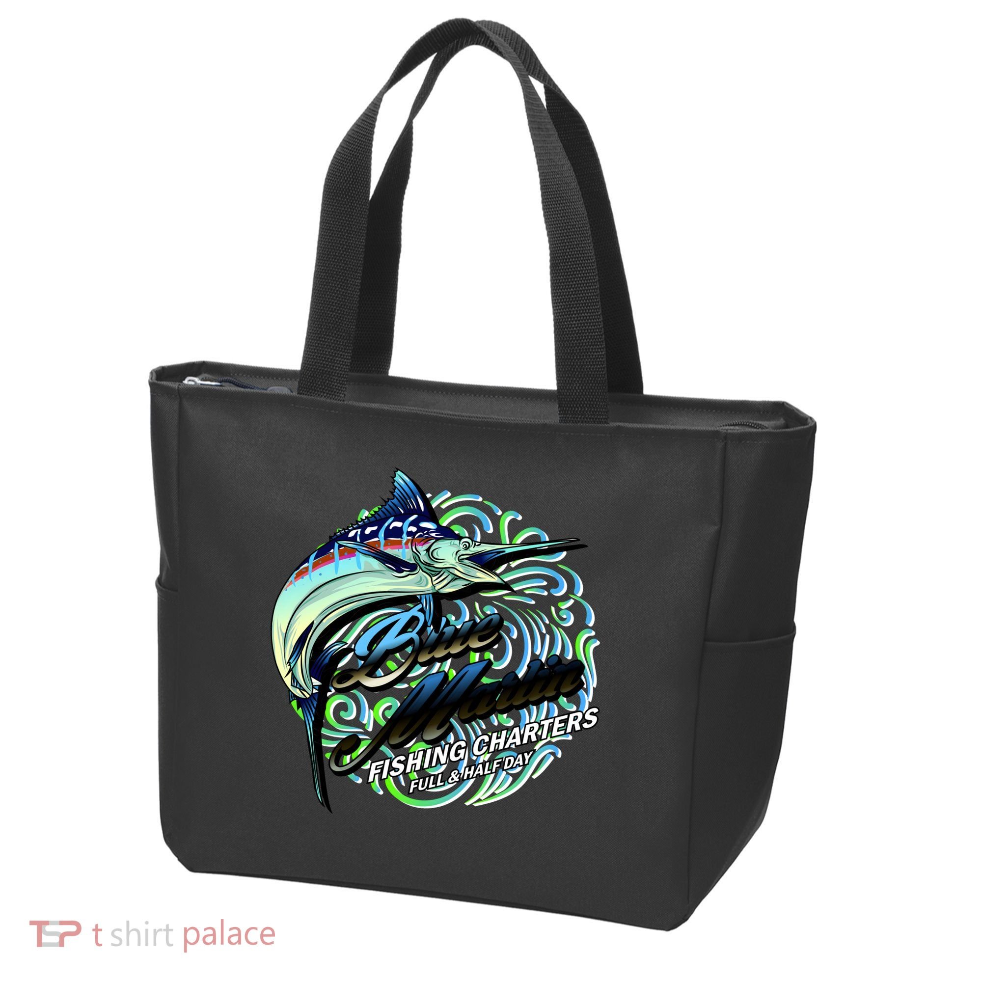 Blue Marlin Fishing Charters Tote Bag