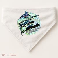 Blue Marlin Fishing Charters USA-Made Doggie Bandana thumb 0