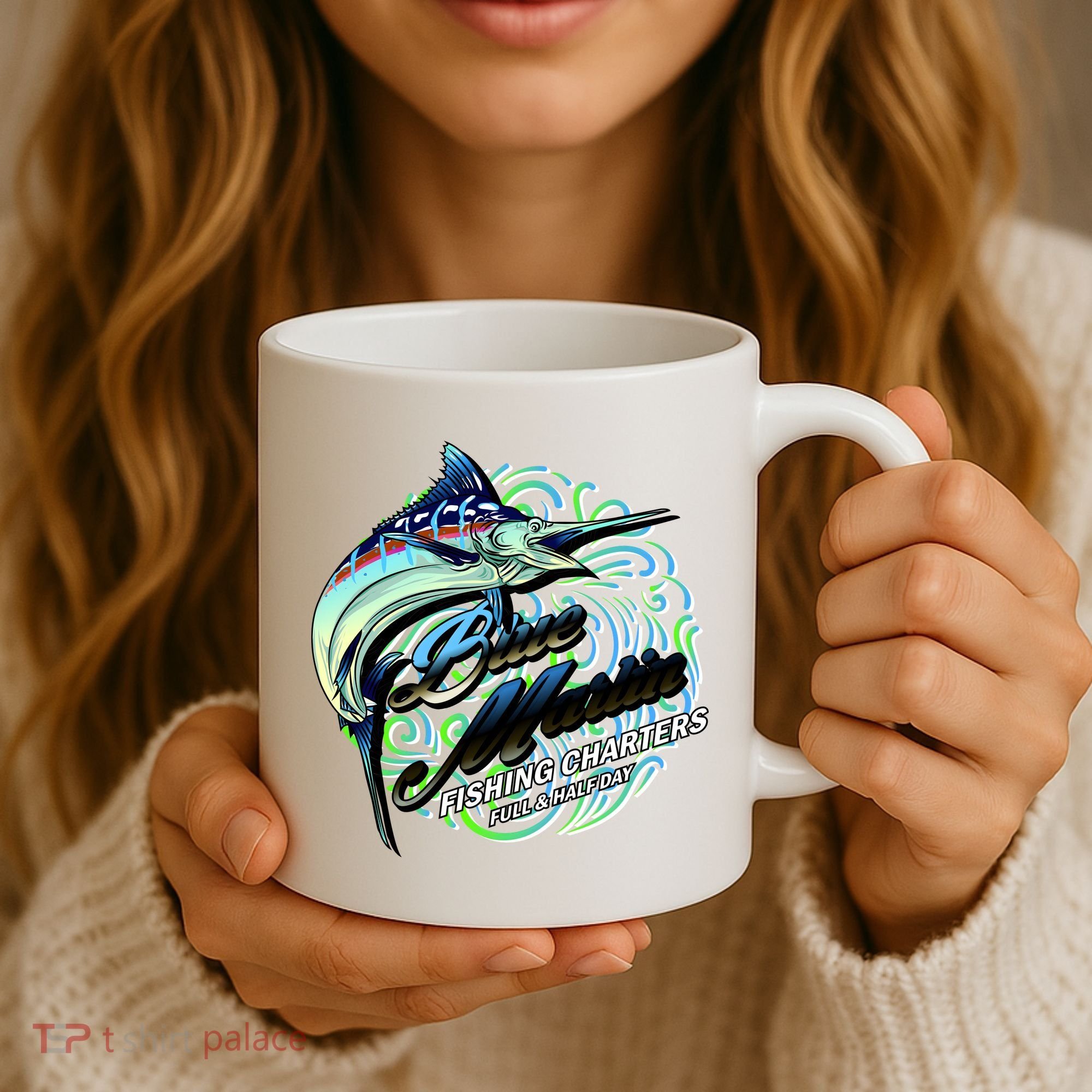 Blue Marlin Fishing Charters Coffee Mug