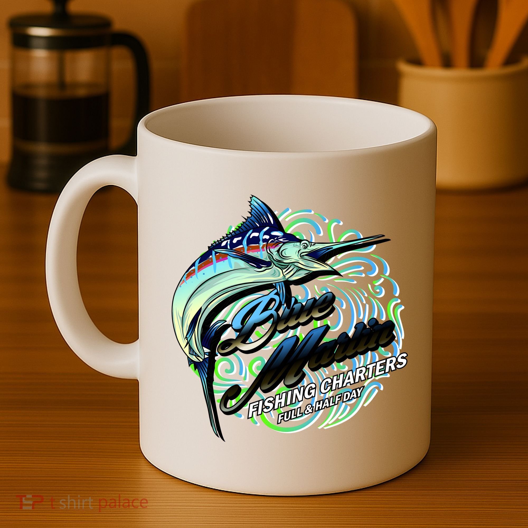 Blue Marlin Fishing Charters Coffee Mug