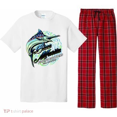 Blue Marlin Fishing Charters Pajama Set