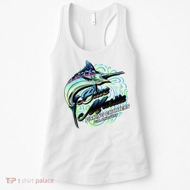 Blue Marlin Fishing Charters Women's Tank Top