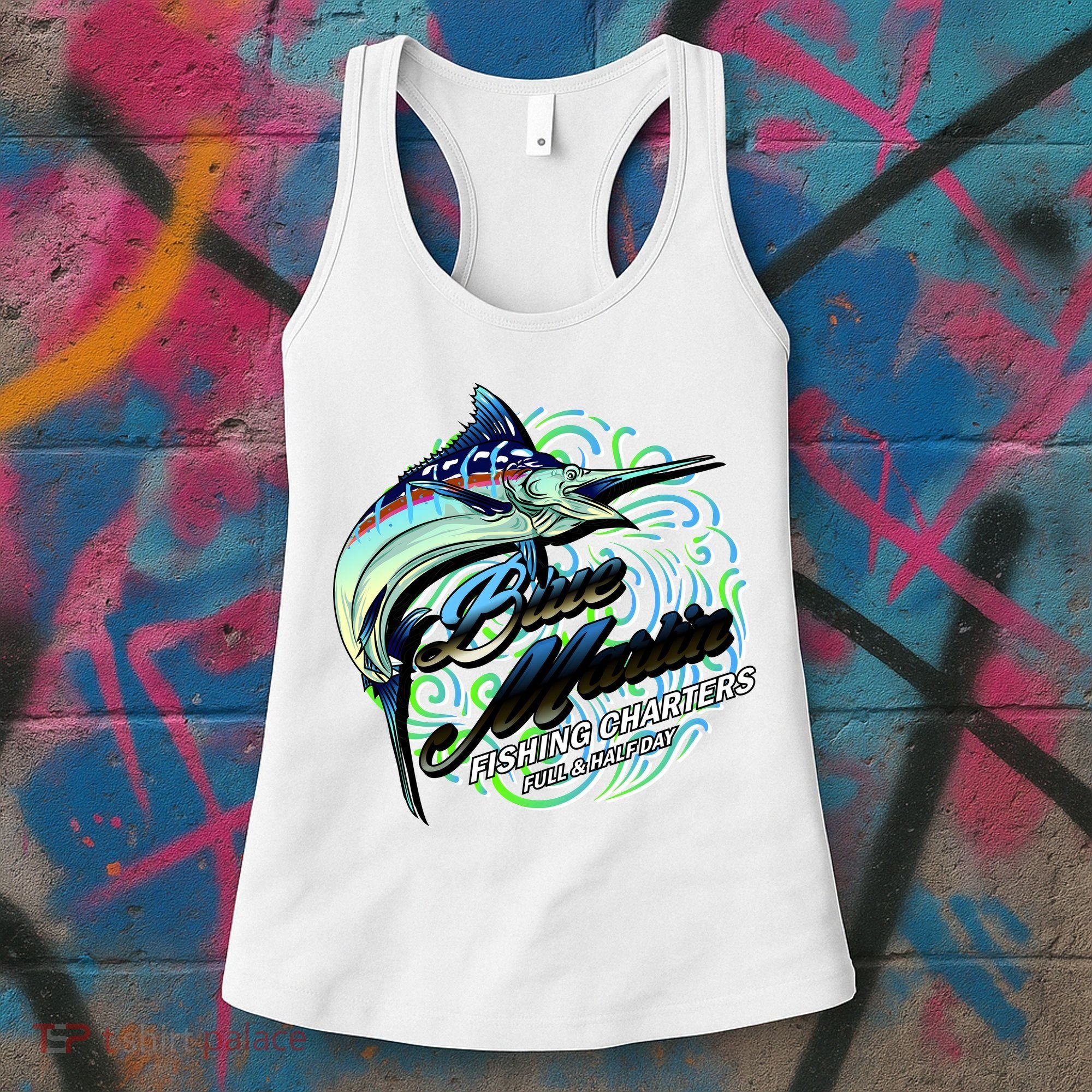 Blue Marlin Fishing Charters Women's Tank Top