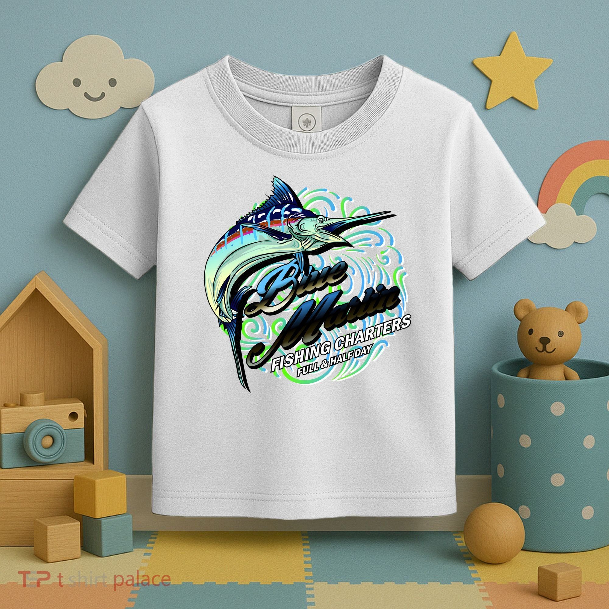 Blue Marlin Fishing Charters Toddler T-Shirt