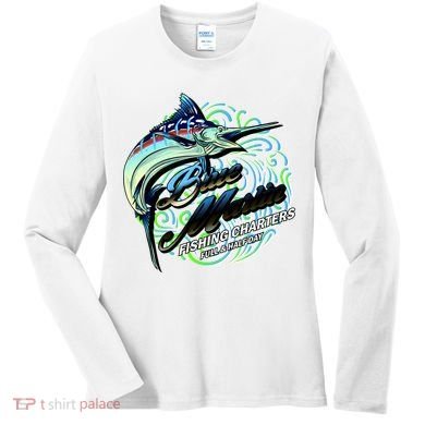 Blue Marlin Fishing Charters Women's Long Sleeve Shirt
