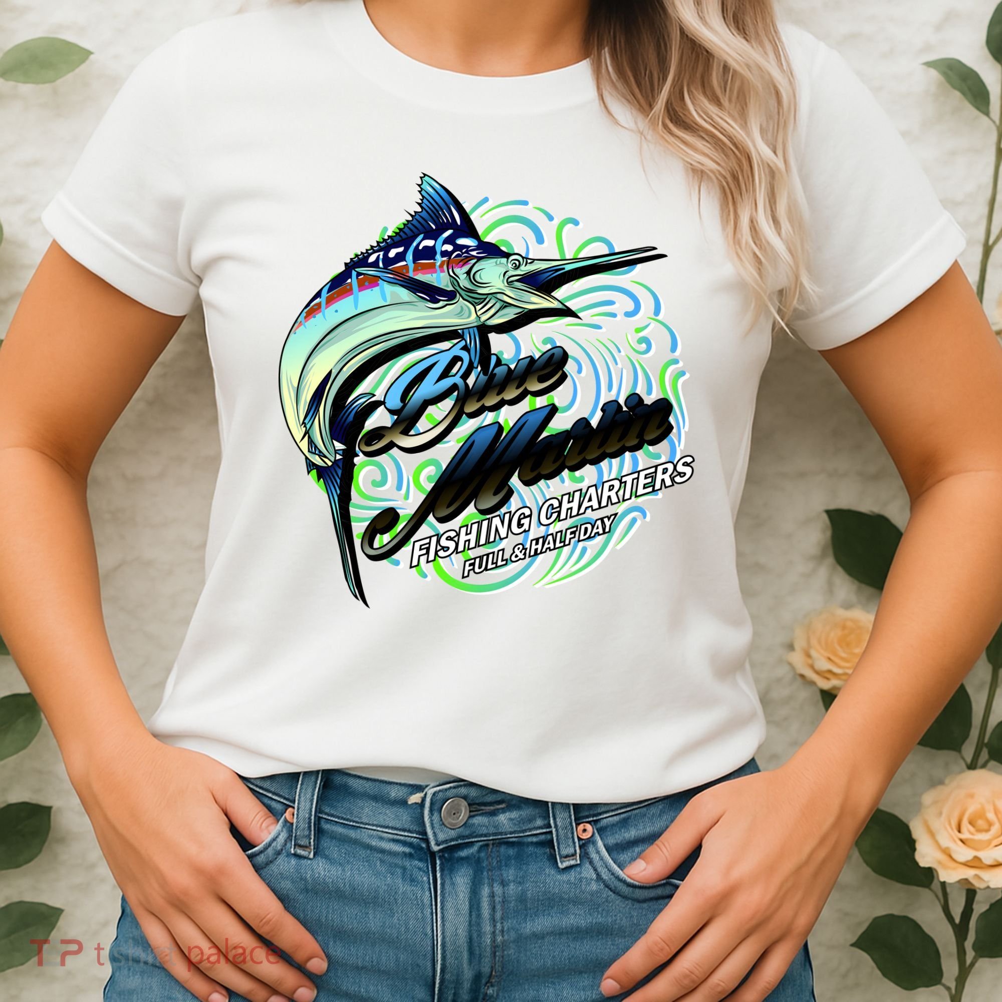Blue Marlin Fishing Charters Women's T-Shirt