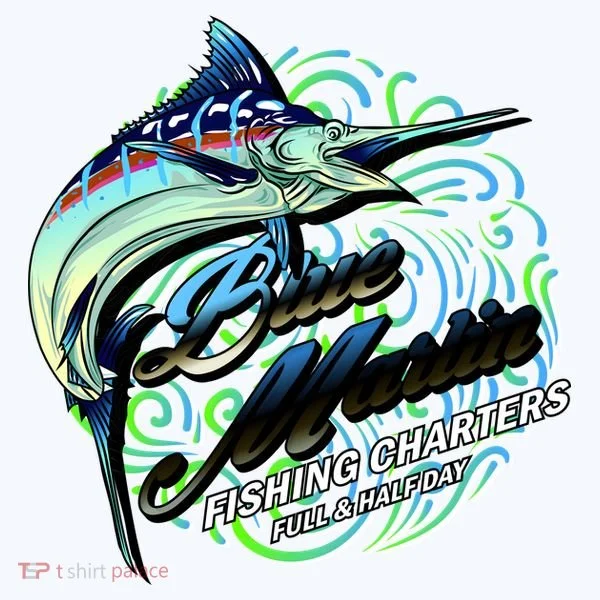 Blue Marlin Fishing Charters Women's T-Shirt