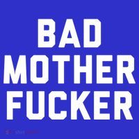 Bad Mother Fucker Obscene Word Swear Workout Top Gift Hoodie thumb 2