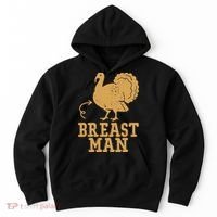Breast Man Funny Turkey Thanksgiving Hoodie thumb 0